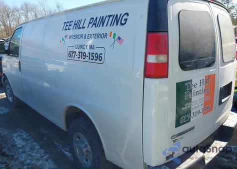 2013 Chevrolet Express 2500 Work Van из США, поврежденный, VIN 1GCWGFCA6D1167914